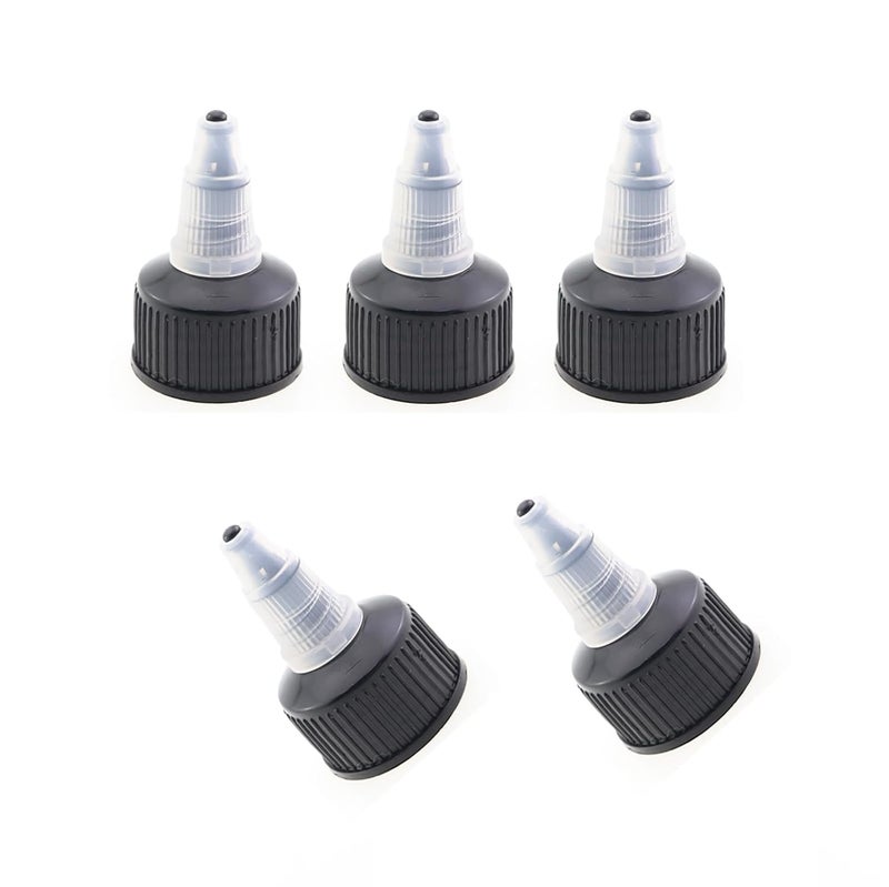 ZHYOHEN 10PCS 24/420mm Reusable HDPE Squeeze Bottle Tip Replacement Combination Caps for Cosmetic and Craft Container - Image 4
